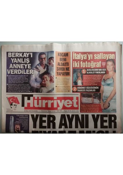 Hürriyet Gazetesi 22 Mart 2007 Türkan Şoray Çocukken Hiç Oyuncağım Olmadı - GZ44370