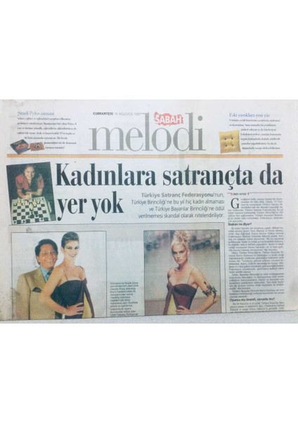 Sabah Gazetesi Melodi Eki - 16 Ağustos 1997 - Edip Akbayramla 27. Randevu GZ46070