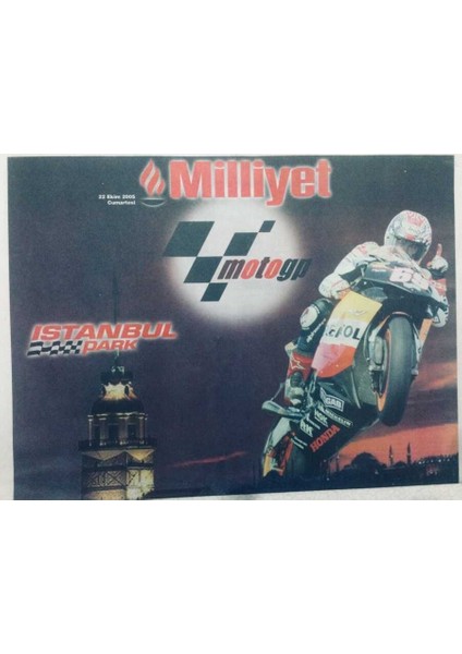Milliyet Gazetesi Motogp Eki 22 Ekim 2005 - Hızın Yeni Adresi GZ47511