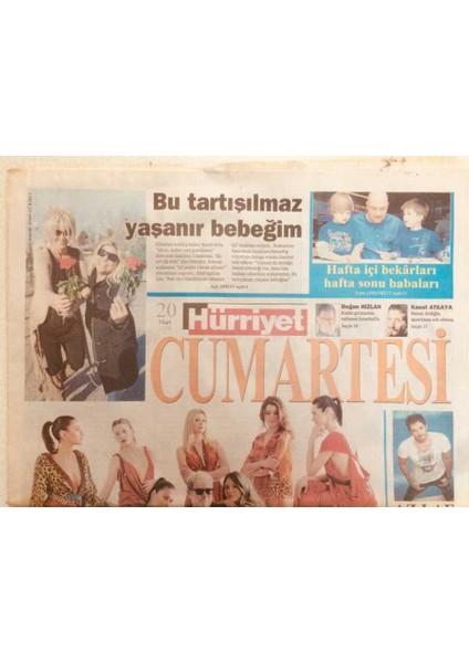 Hürriyet Gazetesi Cumartesi Eki 20 Mart 2010 - Moda Aleminin 25 Yıllık Uğurkan Erezi GZ40126