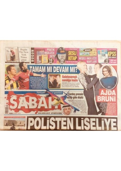Sabah Gazetesi 28 Mart 2010 - Ajda Pekkan Gecede Istanbul Valisi Muammer Güler Ile Dans Etti GZ40201