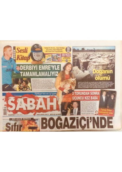 Sabah Gazetesi 22 Mart 2010 - Boğaziçinde Imar Cinayeti GZ40220