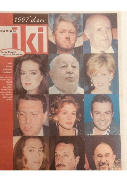 Radikal Gazetesi Iki Eki 28 Aralık 1997 - 1997 Türkiye ve Dünyada Nasıl Geçti GZ40045