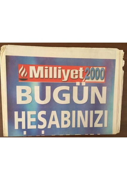 Milliyet 2000 Gazetesi 31 Temmuz 2000 - Rafet El Roman Boşanıyor GZ6935 fiyatları