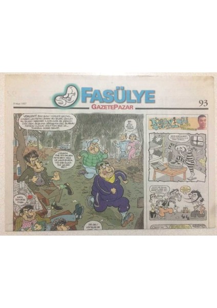 Gazete Pazar Gazetesi Fasülye Eki 9 Mart 1997 - Getiren Köpekler GZ50438