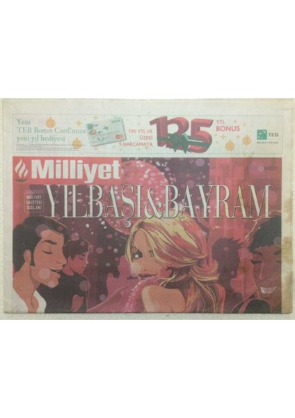 Milliyet Gazetesi Yılbaşı Eki 22 Aralık 2006 - Altının Yeni Adresi GZ51680