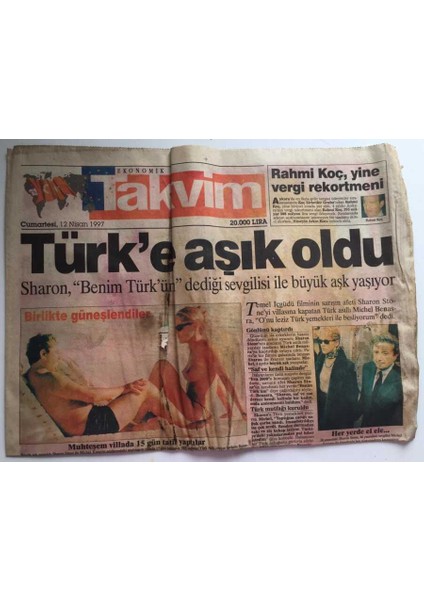 Takvim Gazetesi 12 Nisan 1997 - Meclis Hac Yolunda GZ39050
