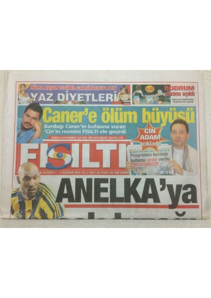 Fısıltı Gazetesi 17 Haziran 2005 - Anelkaya Aşk Tuzağı GZ51950