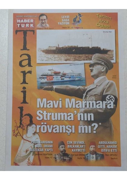 Haber Türk Gazetesi Tarih Eki 6 Haziran 2010 - Mavi Marmara Strumanın Rövanşımı? - Doğum Günü Hediyesi GZ52923