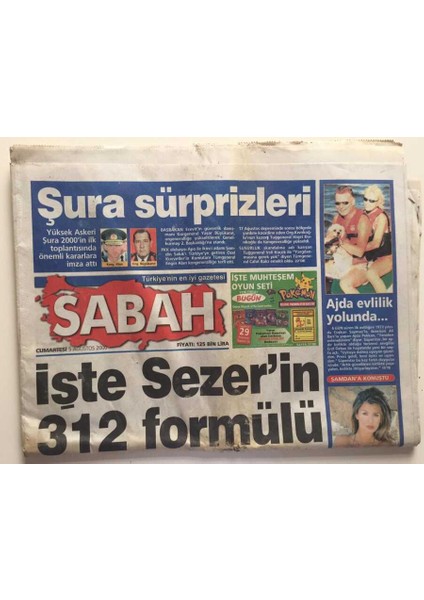 Sabah Gazetesi 5 Haziran 2010 - Sezertcknın Çok Tartışılan 312 Inci Maddesinin 163E Benzer Bir Yönetimle Değişmesini Öneriyor GZ6486