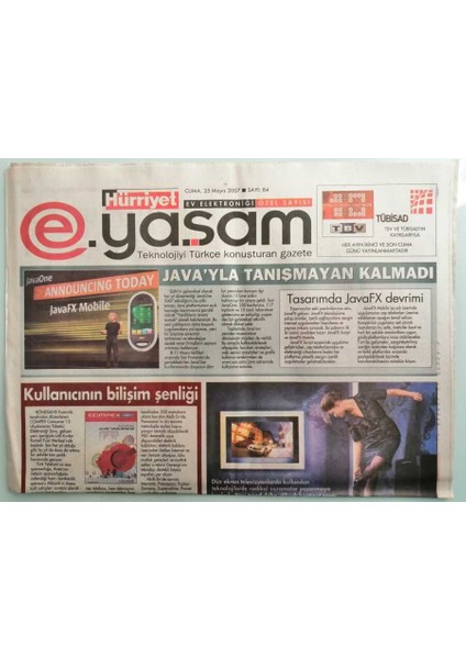 Hürriyet Gazetesi Yaşam Eki 25 Mayıs 2007 Fotoğraf Makinenizin Bilmediğiniz Gizli Güçleri -GZ37731
