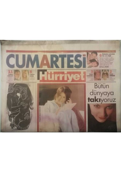 Hürriyet Cumartesi Gazetesi 8 Mart 2003 Hayali Boğazda Köşkte Yaşamak -GZ37496