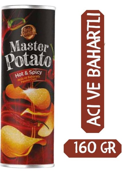 Master Patato Acı ve Baharat Çeşnili 160GR Hot Spicy