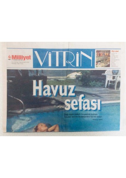 Milliyet Gazetesi Vitrin Eki 27 Haziran 1998 - Emre Aközbana Kulak Ver GZ40352