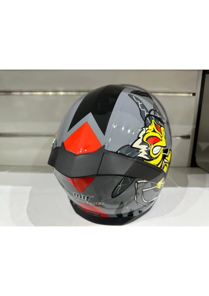 Kask Mts Pro 910 Bee Güneş Gözlüklü Gri