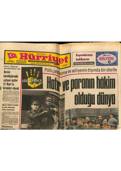 Hürriyet Gazetesi 19 Mart 1976 - Milyoner Işadamı Ibrahim Sevin Spor Yaparken Can Verdi GZ76822