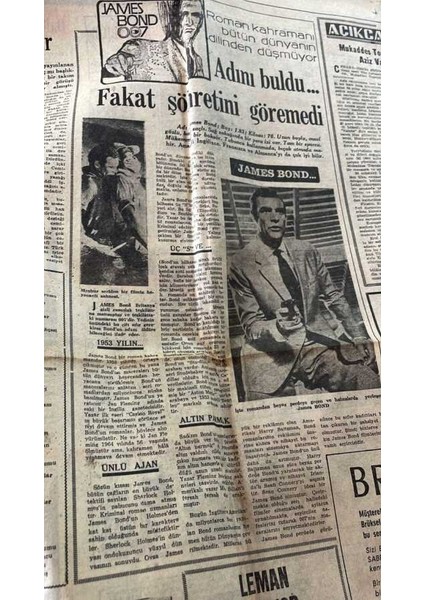 Yeni Istanbul Gazetesi 27 Nisan 1965 - Ünlü Ajan James Bond, Makarios Karşılıksız Para Basmış GZ109232 fiyatları