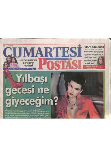 Posta Gazetesi Cumartesi Eki 26 Aralık 2009 - Domuz Gribinde Anne Sütü Mucizesi GZ120864