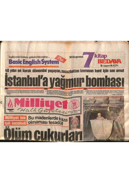 Milliyet Halk Gazetesi 18 Şubat 1990 - 500 Liralık Senetleri 1000 Liradan Satıyorlar GZ91718