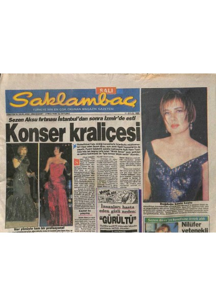 Günaydın Gazetesi Saklambaç Eki 11 Eylül 1990 - Diyarbakırlı Gençlerden Ibrahim Tatlısese Karpuz Şov GZ114465