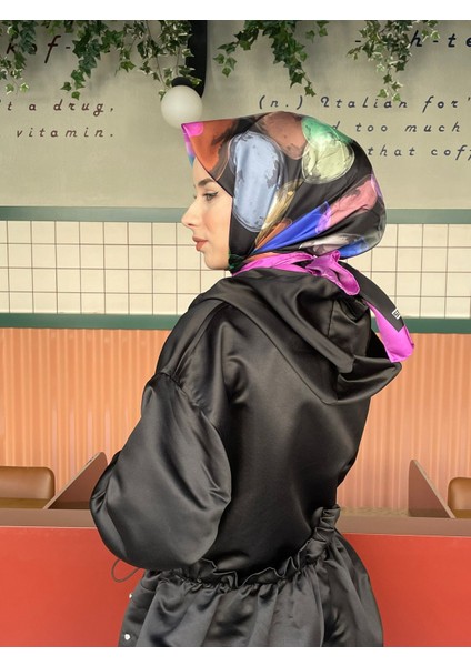 Mor Sensitive Twill İpek Eşarp 5 fiyatları