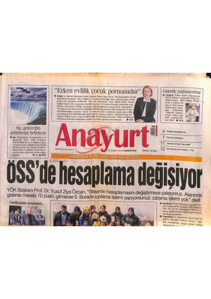 Anayurt Gazetesi 20 Şubat 2010 - Daum Istanbulda Turu Geçeriz * Össde Hesaplama Değişiyor GZ116821
