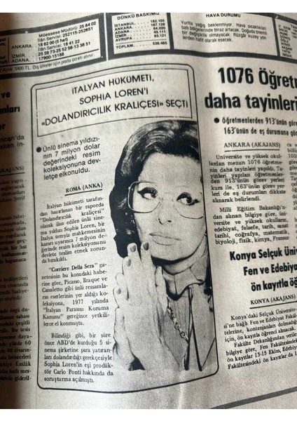 Tercüman Gazetesi 12 Ekim 1981 - Kahirede Büyük Pazarlık - Mhp Davasına Çarşamba Günü Sorgulamalar Ile Devam Edilecek GZ123635