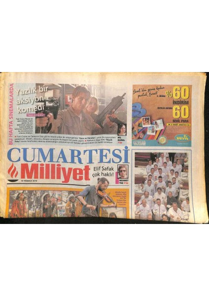 Milliyet Gazetesi Cumartesi Eki 10 Temmuz 2010 - Beyoğlunda Dünyanın Müziği GZ117235