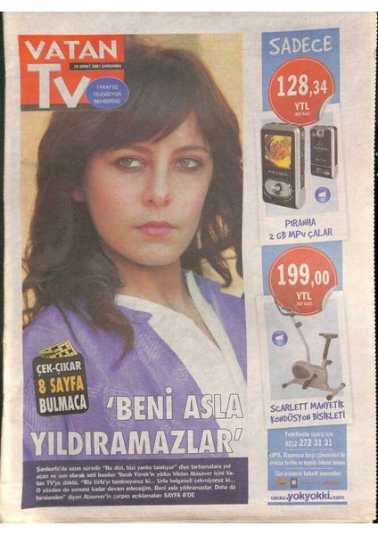 Vatan Gazetesi Tv Eki 28 Şubat 2007 - Mahsun Kırmızıgül De Senaryo Yazıyor GZ109425