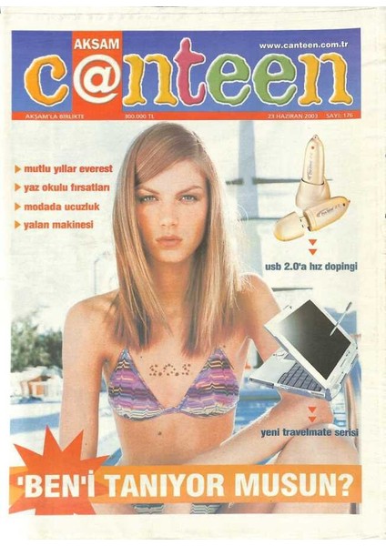 Akşam Gazetesi Conteen Eki 23 Haziran 2003 - Lucky Lukeun Riskli Tırmanışı GZ114685
