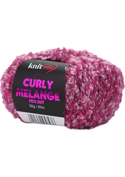Curly Melange KCM53 Fuşya Melanj