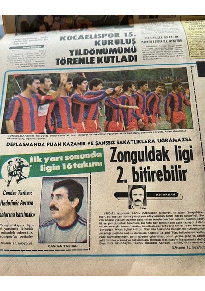 Tercüman Gazetesi 14 Ocak 1981 - Zonguldakspor 2.ligi Bitirebilir - Pele-Maradona GZ127421 fiyatları