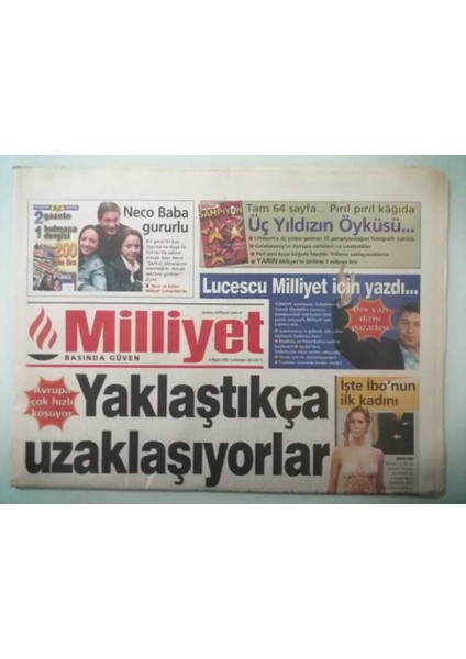 Milliyet Gazetesi 4 Mayıs 2002 Işte Ibonun Ilk Kadını -GZ14792