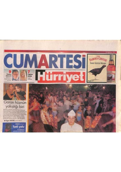Hürriyet Gazetesi Cumartesi Eki 16 Ağustos 2003 - Beylikdüzü Kanat Cumhuriyetinde Son Moda GZ92546