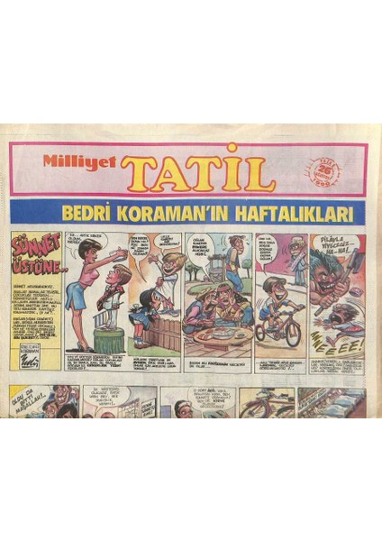 Milliyet Gazetesi Tatil Eki 26 Ağustos 1990 - Yunanistana Giriş Bedava , Çıkış Paralı GZ116107