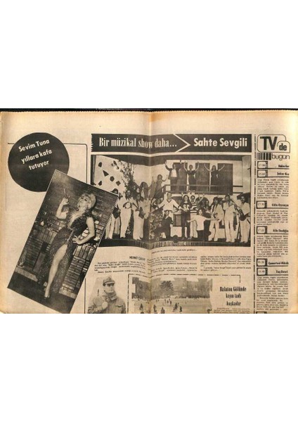 Son Havadis Gazetesi 3 Ocak 1981 - Sevim Tuna Yıllara Kafa Tutuyor GZ97922