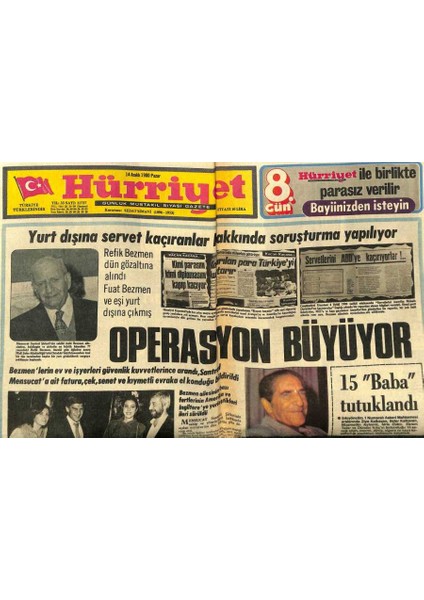 Hürriyet Gazetesi 14 Aralık 1980 - Trabzonsporu Durdurmak Çok Zor GZ97410