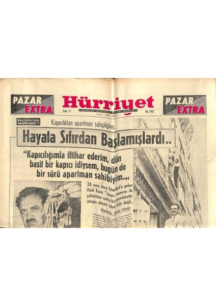 Hürriyet Gazetesi Pazar Extra Eki 7 Haziran 1964 -Dünyanın Ilk Müzesi Nasıl Kurulmuş,nasıl Yok Olmuştur? GZ105640