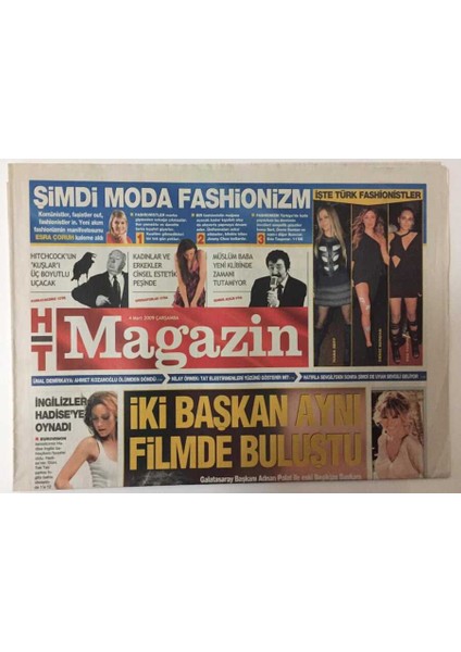Haber Türk Gazetesi Magazin Eki 4 Mart 2009 - Müslüm Babanın Ilk Klibi Tutamıyorum Zamanı Şarkısına Çekildi Kendine Has Yorumuyla Seslendirdi GZ26373
