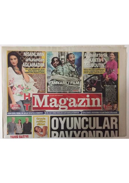 Haber Türk Gazetesi Magazin Eki 10 Eylül 2009 - Beş Yıllık Nişanlısından Ayrılan Hande Subaşı Duygularını Habertürke Anlattı GZ26400