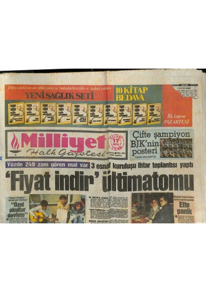 Milliyet Halk Gazetesi 17 Mayıs 1990 - Ünlülerin Kooperatifi Için Mahkeme Kararı - Fenerbahçe , Semihi Bağladı GZ122932