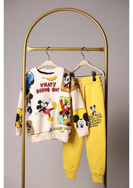 Lolipop Kids Store Mickey Mause Baskılı Takım