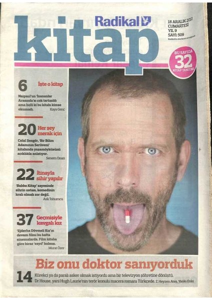 Radikal Gazetesi Kitap Eki 18 Aralık 2010 - Philip Marlow Yeniden Aramızda - Tin Ulusal Değildir GZ109390