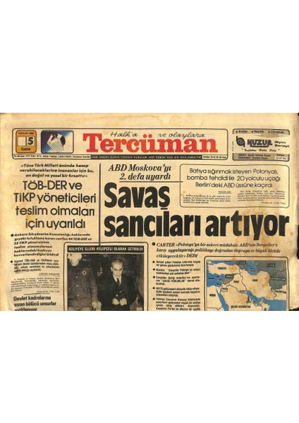 Tercüman Gazetesi 5 Aralık 1980 - Türkiyenin 300 Büyük Firmasının Sekreterleri Birbirleriyle Tanıştı GZ115764