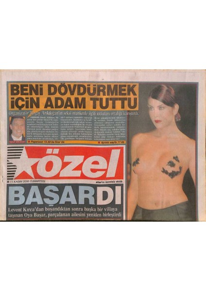 Star Gazetesi Özel Eki 11 Kasım 2000 - Oya Başar , Parçalanan Ailesini Yeniden Birleştirdi GZ127455