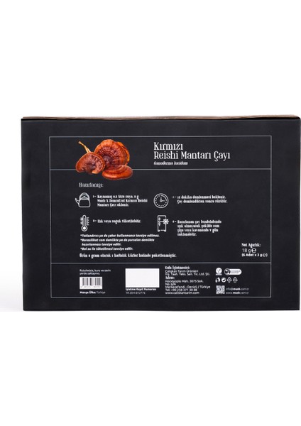 Kırmızı Reishi Mantarı Çayı (Ganoderma Lucidum)