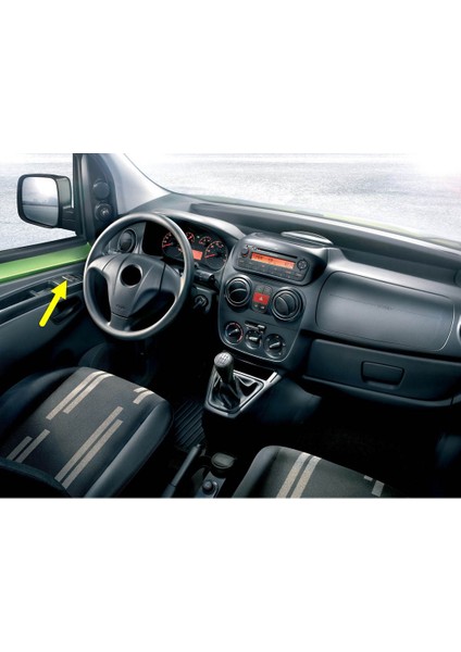 Fiat Fiorino 2007-2024 Sol Ön Cam Düğmesi Çiftli Çerçeveli 735461275