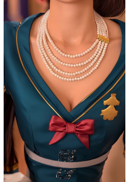 Yüksek kalite çoklu inci kolye İnci choker