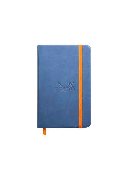 Boutique Rodiarama 9X14CM Çizgisiz Defter Sapphire Blue Sert Kapak