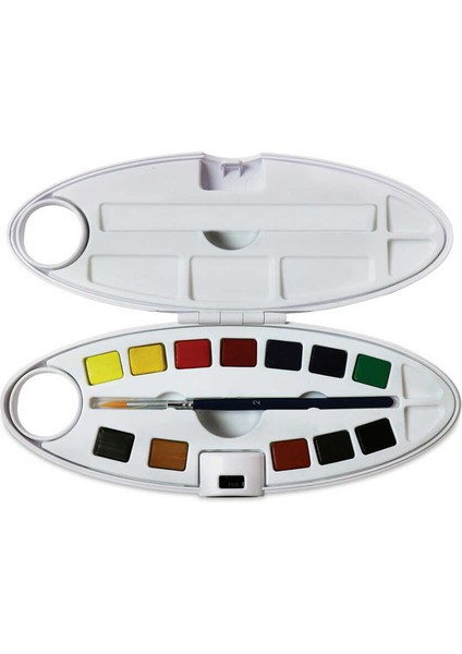 Watercolor Aquarel 12LI Oval Set